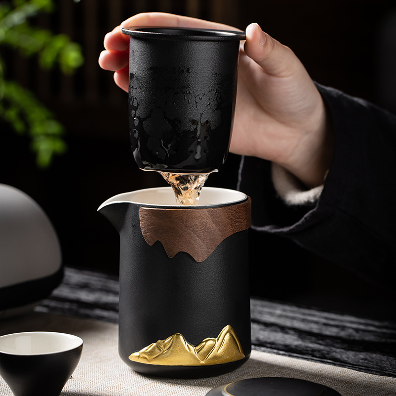 便携式旅行茶具套装户外露营快客