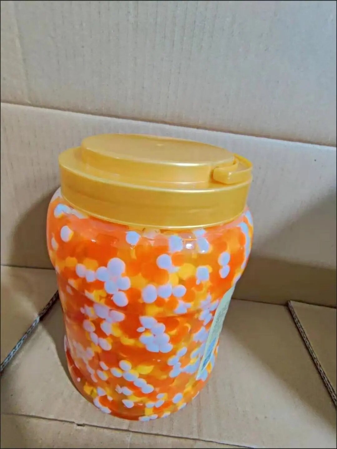 三色魔力水晶果彩色椰果奶茶店专用椰果粒桶装珍珠布丁原料椰果肉