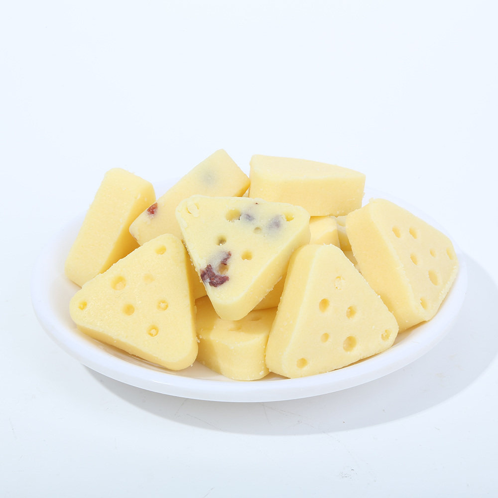 鲜牛奶芝士酪 内蒙古奶酪儿童零食三角芝士奶酪 特佰味2500g