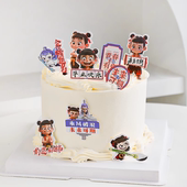 毕业季 饰乘风破浪未来可期我命由我不由天烘焙插件 哪吒主题蛋糕装