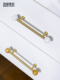 碧通原柜门把手黄铜金水晶覆古抽屉柜柜柜可达豪华衣柜把手