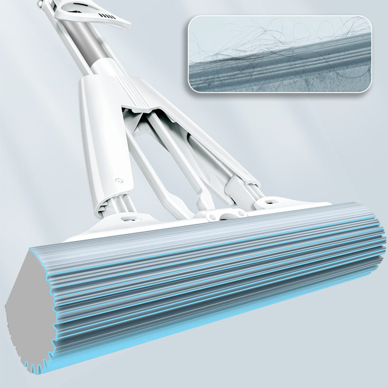 工厂销售吸水颜值家用轻便大小号对折干湿海绵头胶棉拖把价格