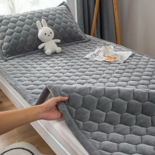 A类冬季牛奶绒床垫家用卧室软垫宿舍学生单人加厚榻榻米床褥垫子