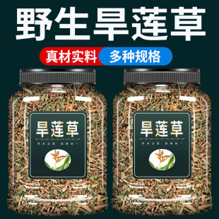旱莲草中药材500g克官方旗舰店正品特级墨旱莲旱连草旱墨莲可磨粉