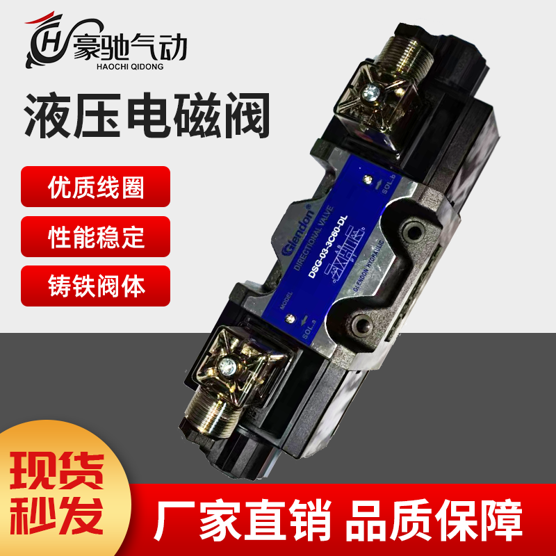 液压阀换向电磁阀DSG-02-3C2 3C3 3C4 3C6 2B2-DL LW D24 A220 01