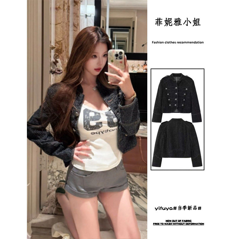 新款设计感小众炸街上衣夹克图片