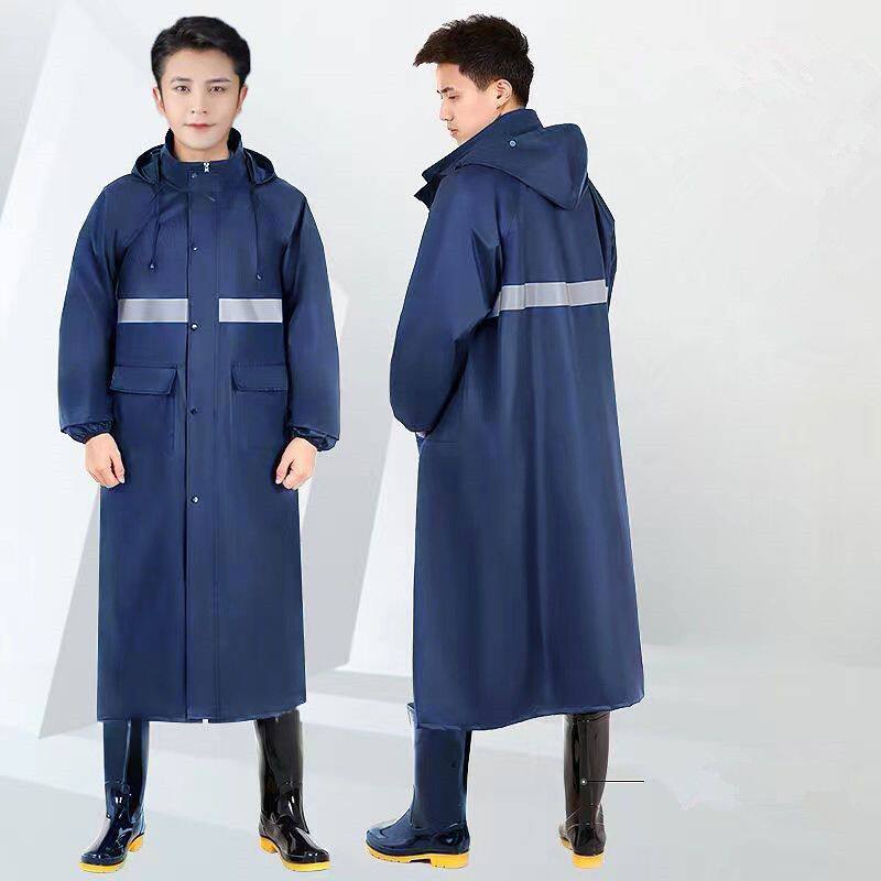 成人长款连体防暴雨户外徒步加厚