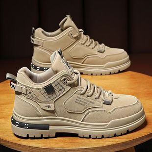 2025新款 潮流马丁靴男鞋 男士 中帮舒适百搭透气时尚 批 休闲pu鞋 男鞋