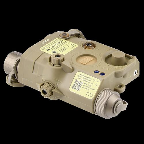 WADSN沃德森海外版PEQ-15镭射指示器仅红绿激光可调UPH电池盒20轨