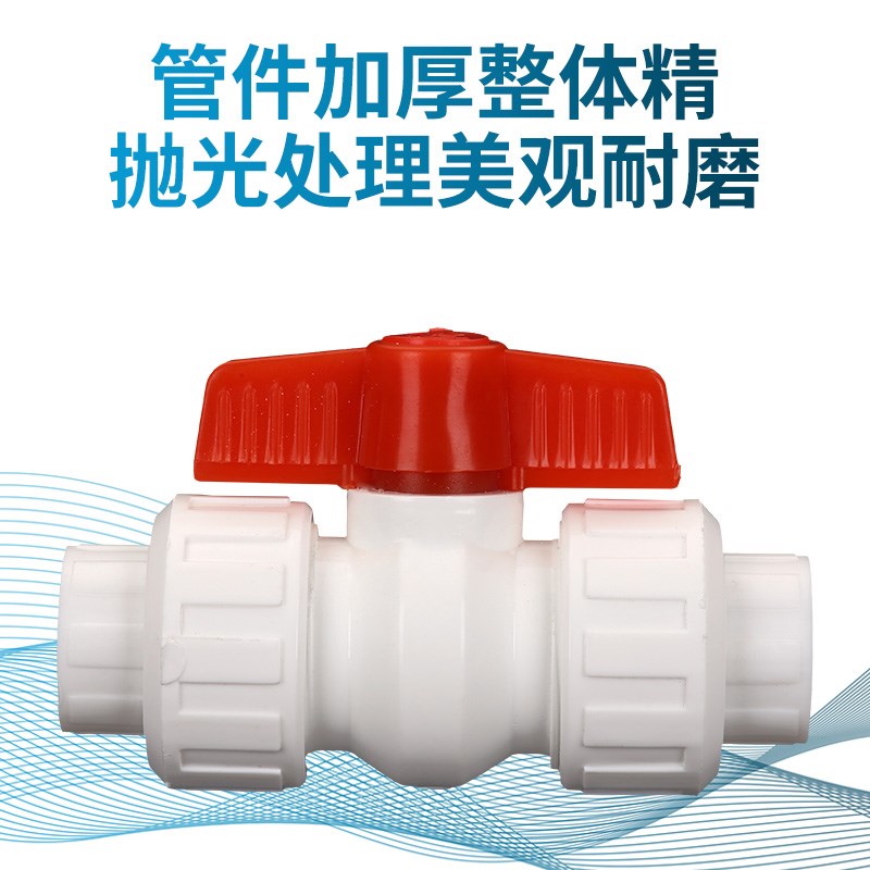 ppr双活接球阀4分6分20 2x5活接头阀门开关家装热熔管水管配件管