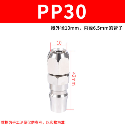 气管快速接头公母工具对接PU管软管C式大全空压机8mm气泵气动配件