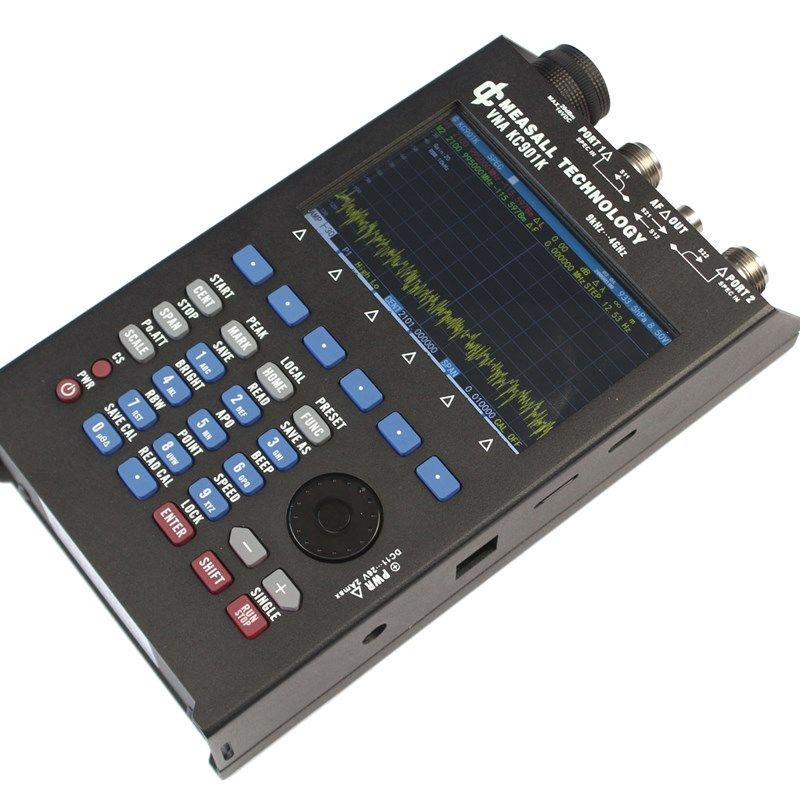 KC901K双端口矢n量网络分析仪天馈线频谱射频万用表SWR驻波测试4G