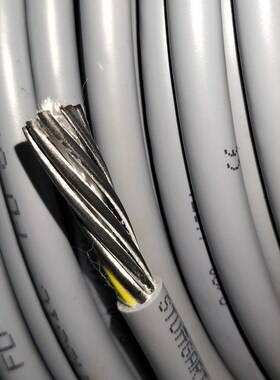 德国进口7芯0.5平方电缆线拖链耐折柔z性控制线7G0.5 810 0026104