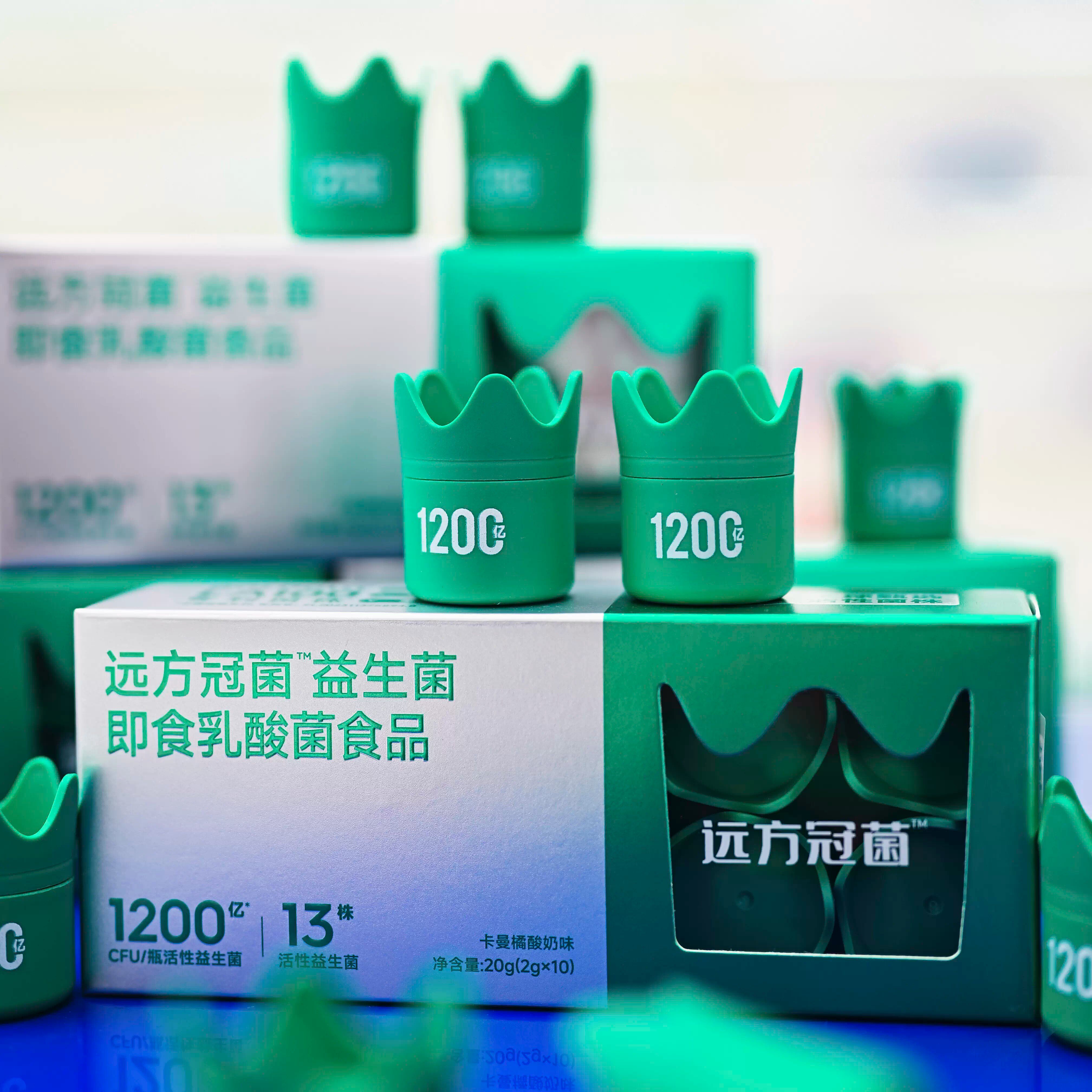 1200亿CFU即食13种活性乳酸菌肠胃调理提高代谢改善肠道2g*10瓶