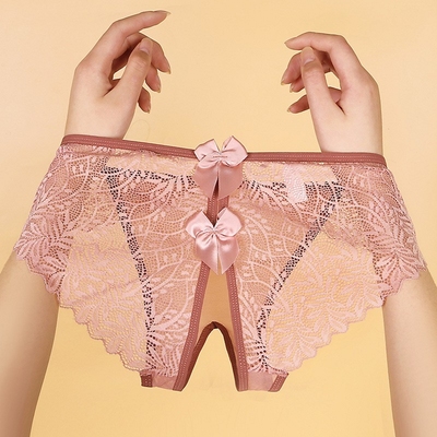 性感蕾丝火辣勾人开裆免脱三角