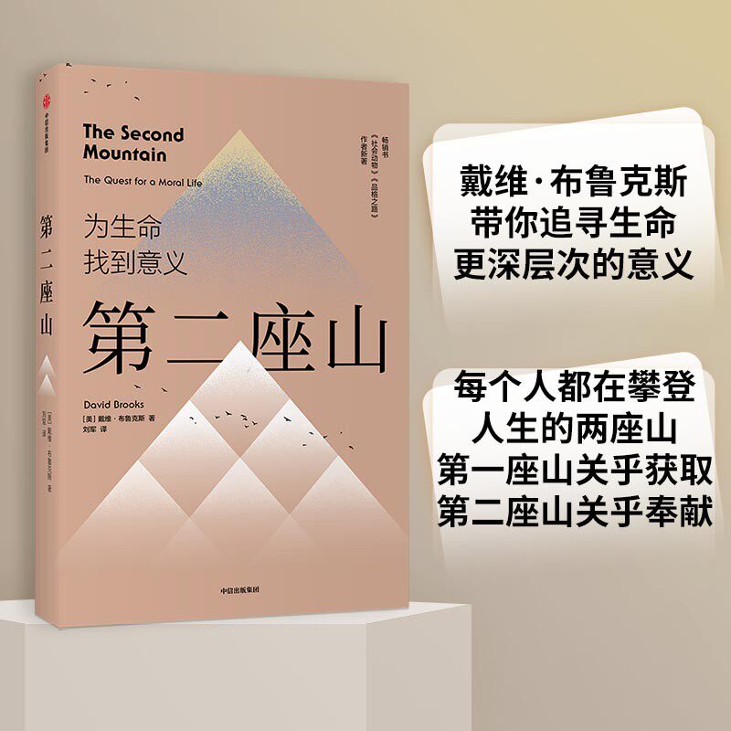 现货 第二座山 戴维布鲁克斯 著 pop纽约时报畅销书作者全新作品