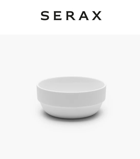 比利时Serax Vincent Van Duysen陶瓷白色哑光艺术堆叠鲜明碗系列