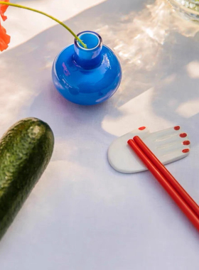 FQR LIVING比利时Serax PAOIA NAVONE好运连连陶瓷手筷架筷托摆件