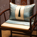 通用防滑透气椅子垫金色观山纹 中式 红木家具茶椅垫太师椅坐垫四季
