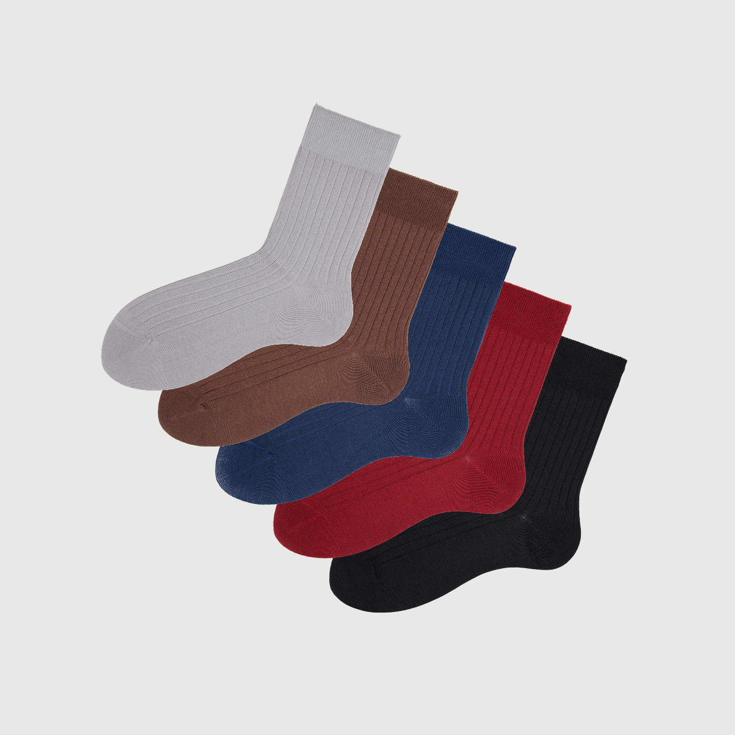 基础款纯棉男中筒百棉抽条商务棉质百搭男士袜子四季春夏款高级