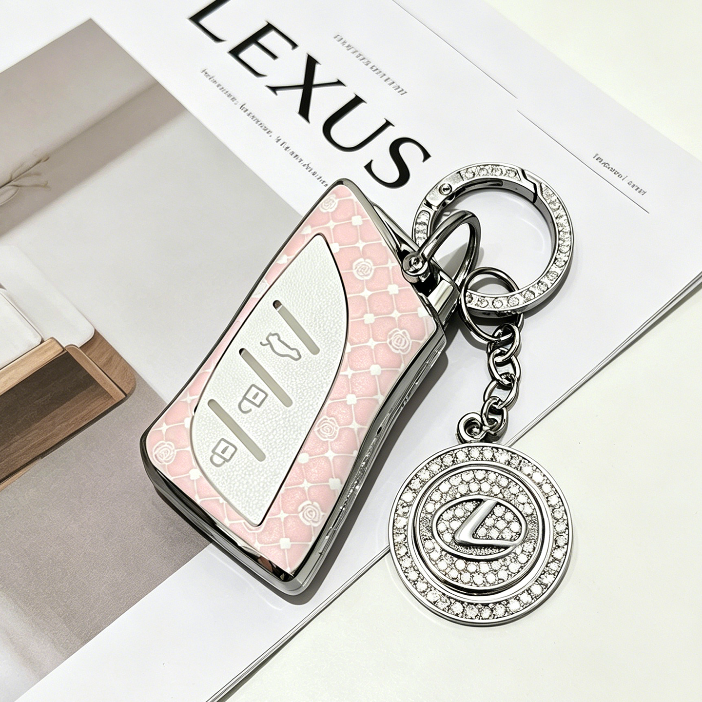 适用于雷克萨斯ES300钥匙套es200车rx350扣NX350包ux260h凌志女壳