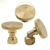 八孔细雾打药机雾化喷头可调节全铜弯喷头家用园林八孔雾化喷雾器