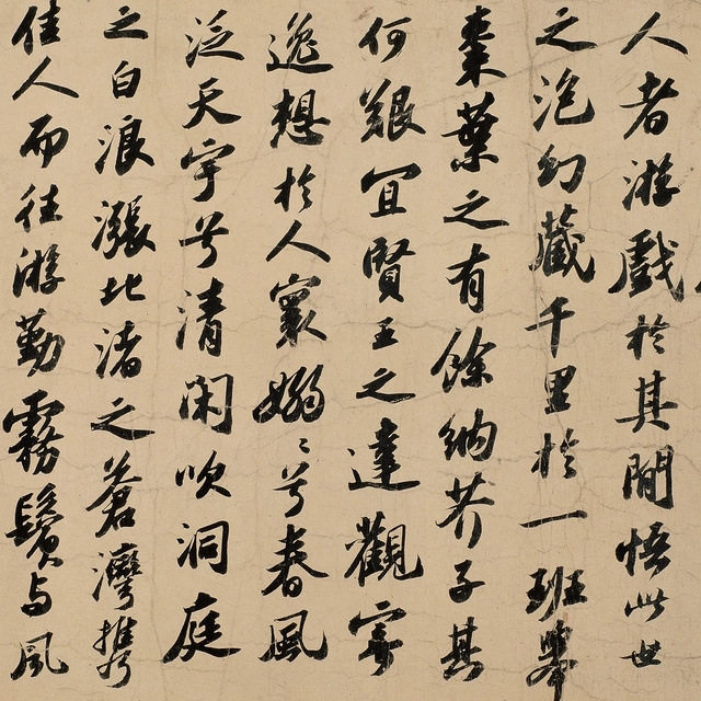 苏轼苏东坡行书洞庭中山二赋