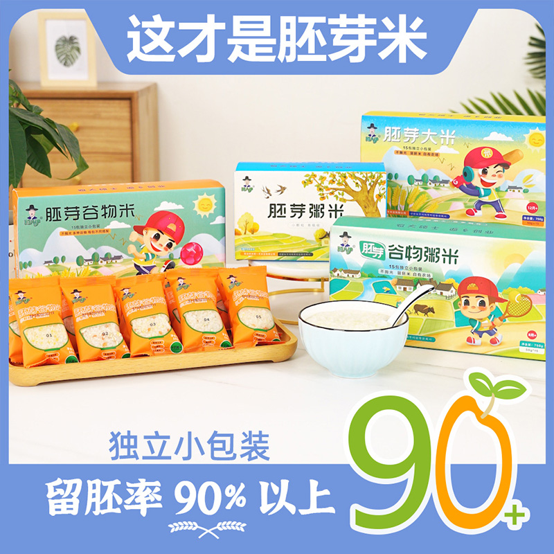 胚芽米大米十倍粥一人份真空小包装一人份送宝宝婴幼儿童辅食食谱