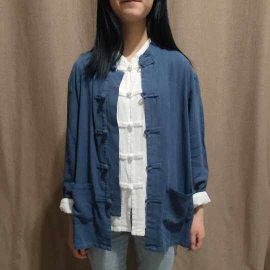 正品李子柒同款复古衣服盘扣开衫高端太极服棉麻唐装中国风男女款怎么看?