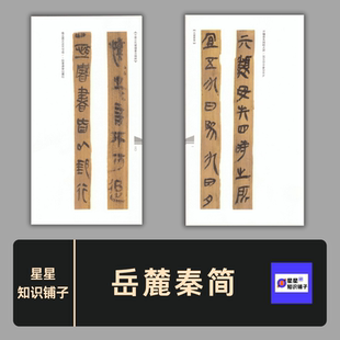 岳麓秦简 简牍 电子版非纸制图片网盘发货 46张 275M