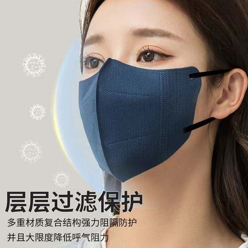 薄款透气一次性口罩宽耳带无纺布