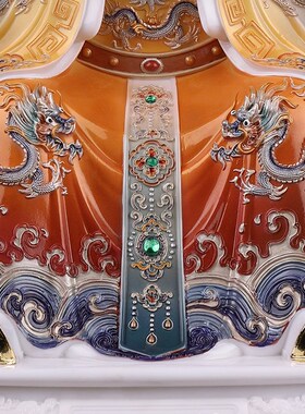 保真速发四海龙王神像东海龙王摆件风调雨顺树脂东海西Z海南海北