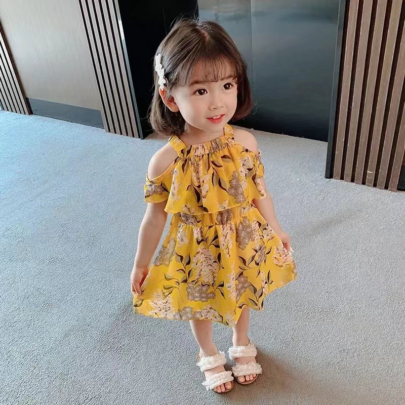 现货女童夏装连衣裙2024年新款小女孩长裙公主裙子女宝夏季洋气背