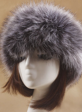 速发Women Hats Headband Winter Earwarmer Ski Hats Russian Ti