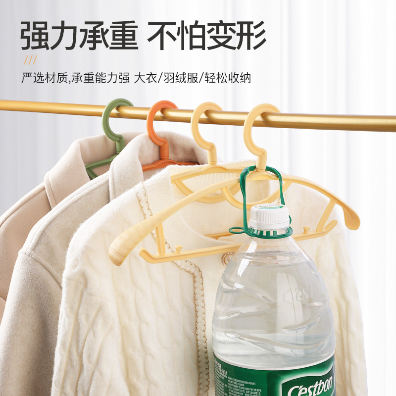 速发衣架无痕家用挂衣晾衣挂钩加粗衣服撑子学生宿舍收纳整理衣服