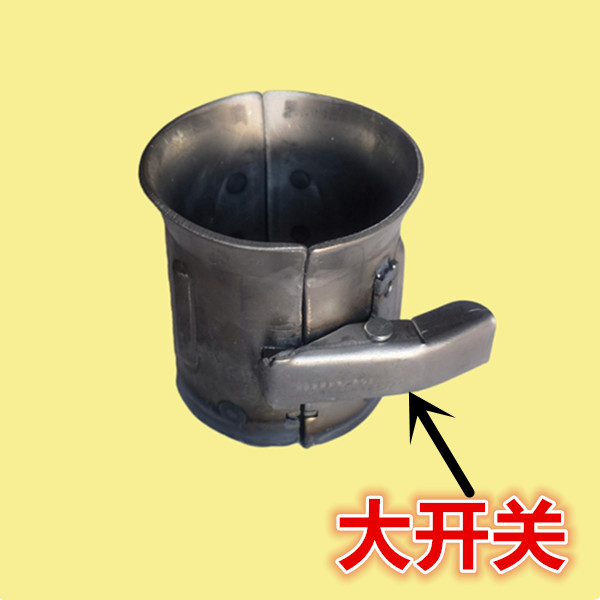 速发北京祥祺卡具药盒压力焊药罐双底对开钢筋对焊夹具焊剂焊盒粗