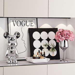 速发玄关摆件卧室客厅品饰画家电视柜创意房间桌面饰装熊居好物