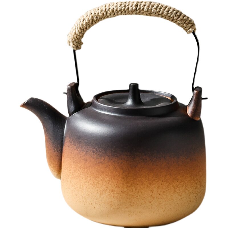 速发家用煮茶器陶瓷功夫茶壶大号陶壶烧水壶电陶炉户外明火炭炉耐