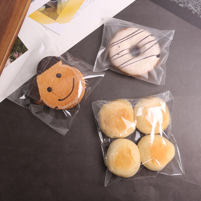 速发包装心现烤面包点子透明饼干袋糕袋点袋自封袋甜甜圈自粘打包