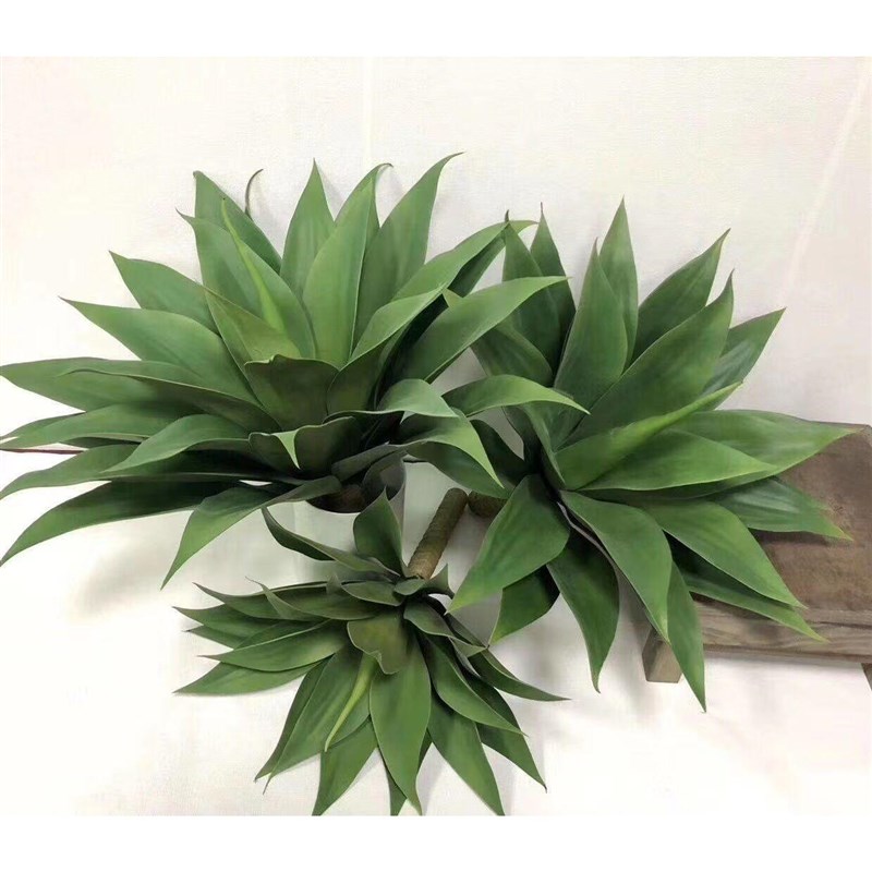 现货仿真龙舌兰北欧热带沙漠植物虎皮兰多肉植物室内外景观造景装
