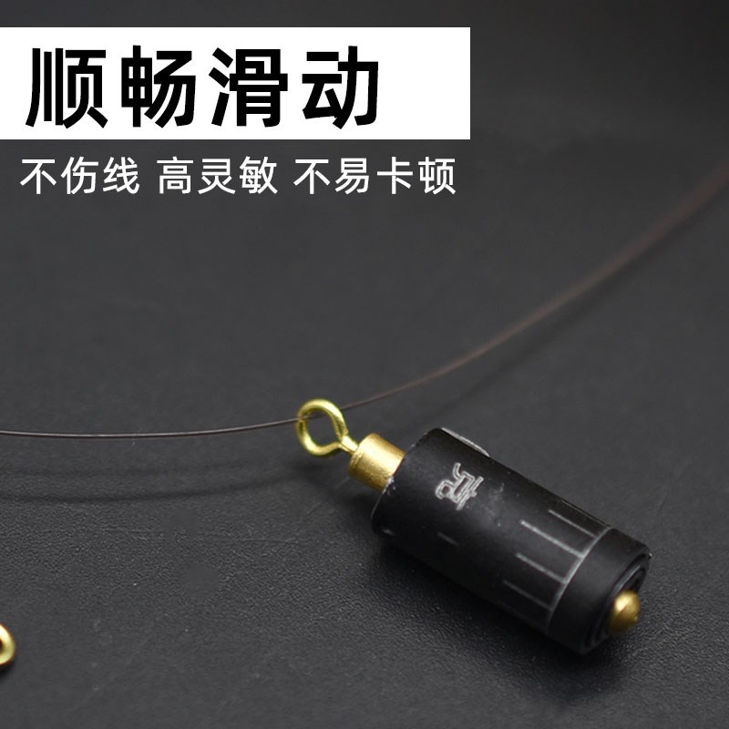 现货倒吊跑铅转环铅皮座滑铅防缠绕铅坠一体式克度铅皮座快速铅皮