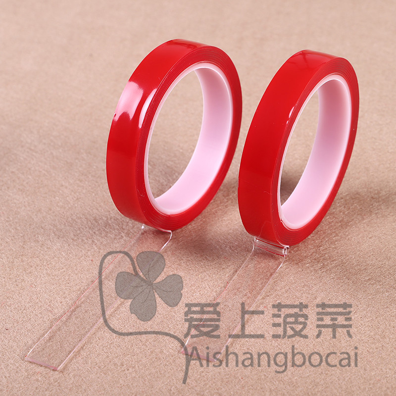 速发透明纳米胶双面胶不结墙强力耐高温黏气贴球喜字伤婚礼用品