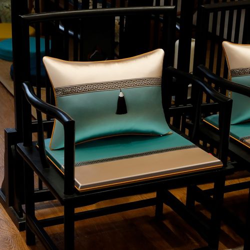 速发红木沙发师垫中式椅子垫防滑坐椅太圈椅座垫靠垫家用餐椅茶桌