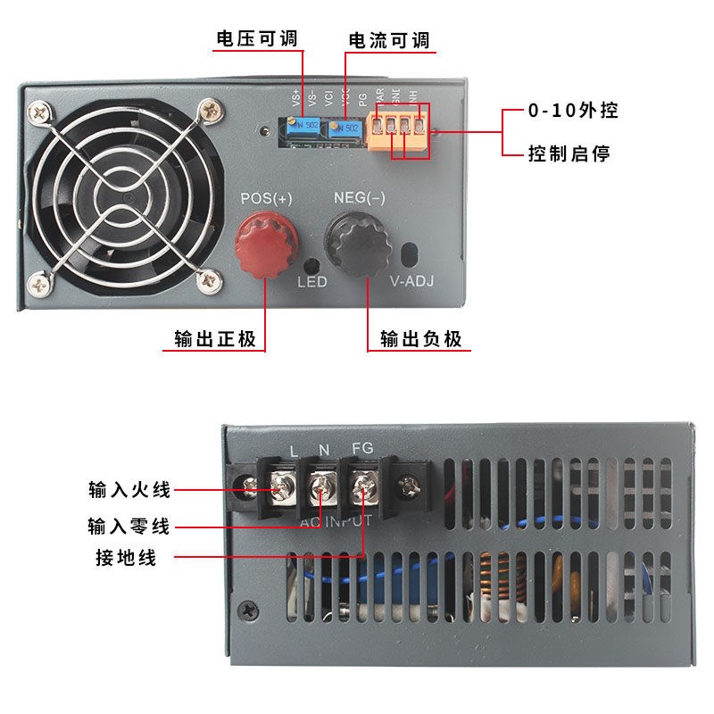 速发驻车空调专用126v48v60v72v 2000W电瓶充电