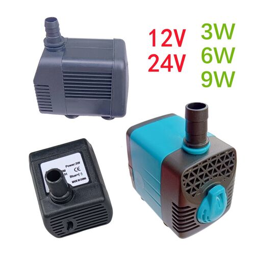 新品低压潜水泵12V24V低压安全水F族鱼池盆景造景宠物可太阳能光