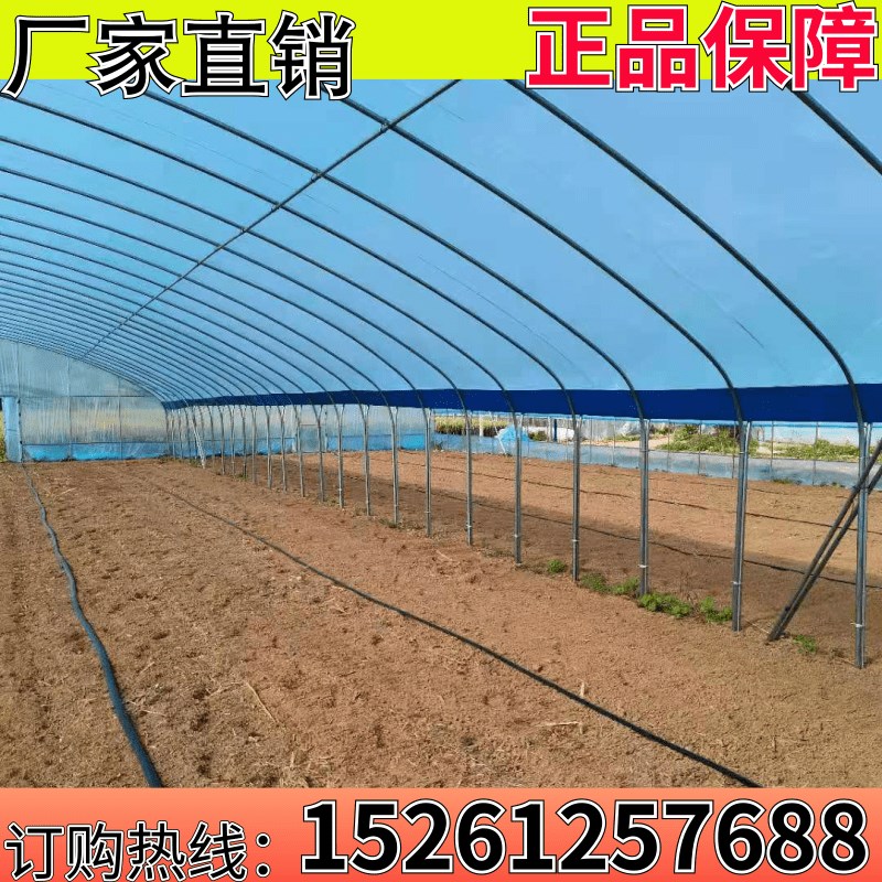 速发养殖大棚钢管骨架保温猪舍牛棚羊圈养鸡场温室椭圆管大棚设备