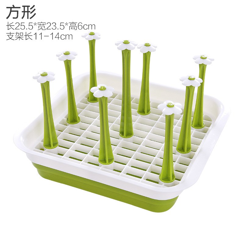 速发杯子收纳置物架杯架放茶杯的架子创意玻璃杯沥水架托盘水杯挂