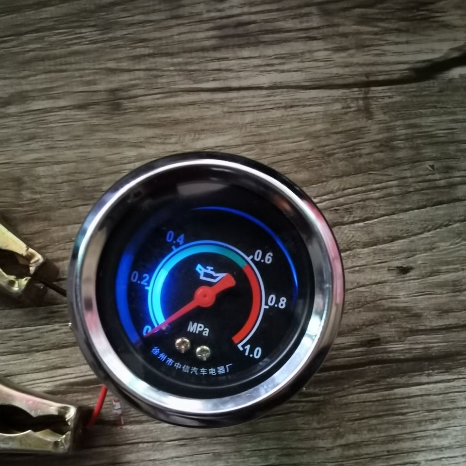 速发【机油表】汽车货车工程车装载机挖掘机挂车直感式机油压力表