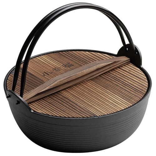 速发Cast iron stew pot  household uncoated Japanese non-stic