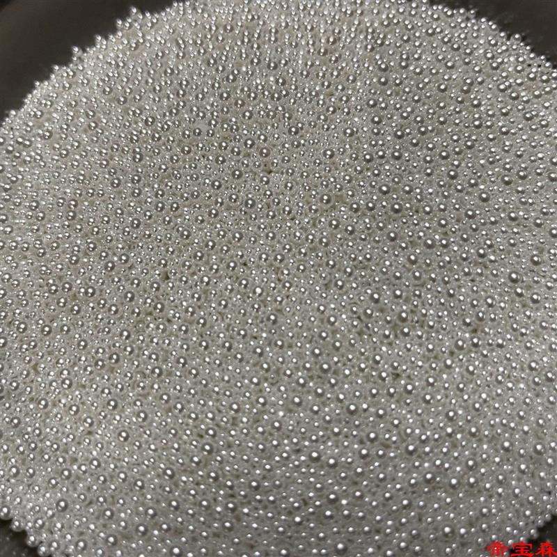 正品美甲小珍珠高亮特亮无孔塑料珠混装迷你小号1假珍珠小圆珠hcd